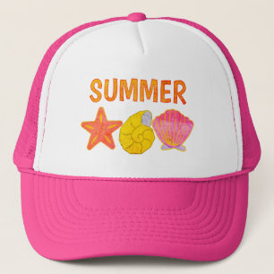 Boné Conchas de Verão Retrô