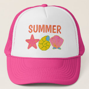 Boné Conchas de Verão Retrô