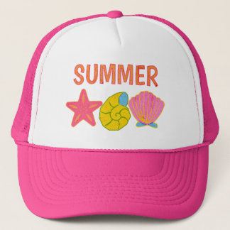 Boné Conchas de Verão Retrô