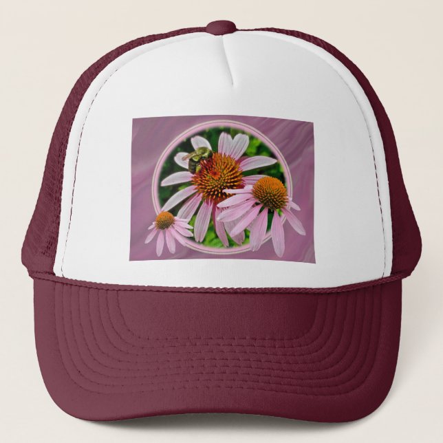 Boné Coneflower e Bee (Frente)