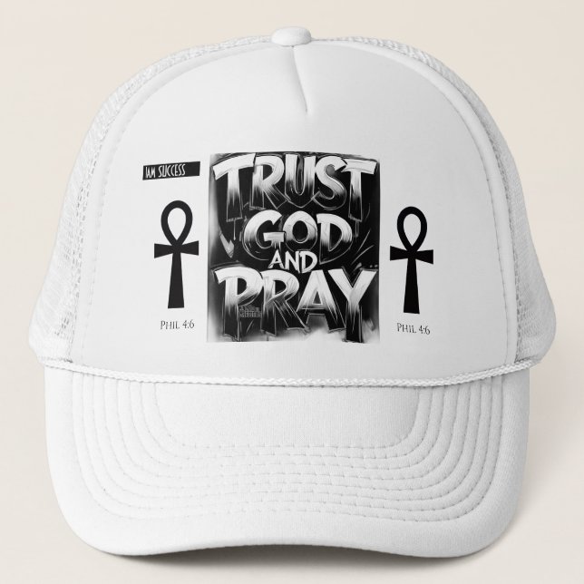 BONÉ CONFIE EM DEUS (Frente)