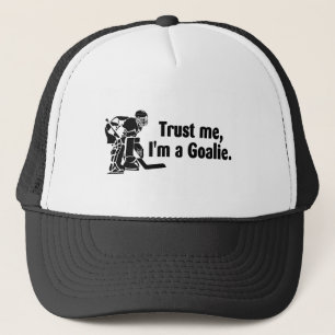 Boné Confie-me Im um hóquei do Goalie