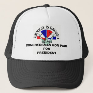 BONÉ CONGRESSISTA RON PAUL PARA O PRESIDENTE