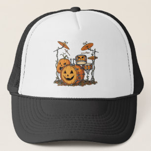 Boné Conjunto de Tambores de Abóbora de Halloween