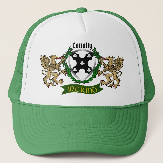 Boné Conolly/O'Conolly Irish Shield w/Griffins (Frente)