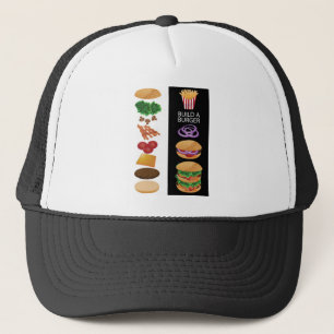 Boné Construa um hamburguer