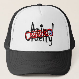 Boné Contra o chapéu animal da crueldade