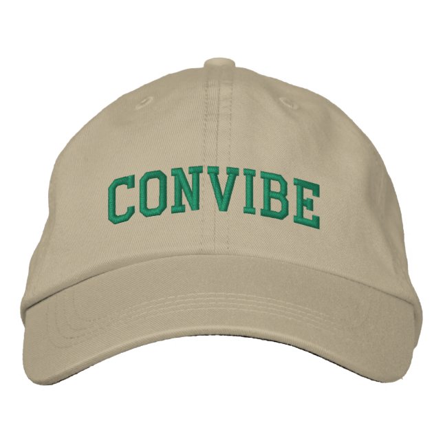 Boné Convibe Hat - Verde na Canvas (Frente)