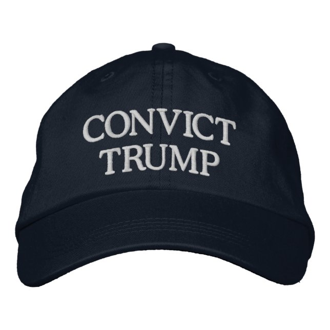 Boné CONVICT TRUMP (mude de palavras) (Frente)