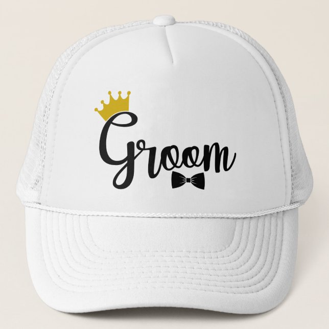 Boné Cool Groom Wedding party  (Frente)