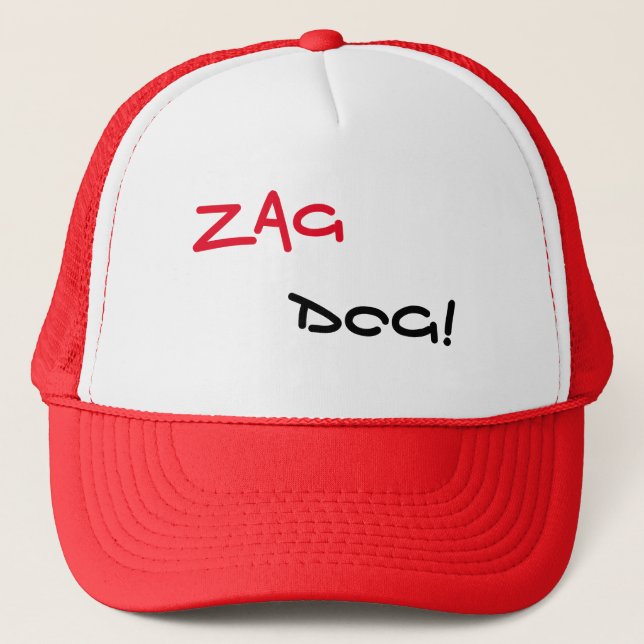 Boné Cool Red Zag Dog Hat (Frente)
