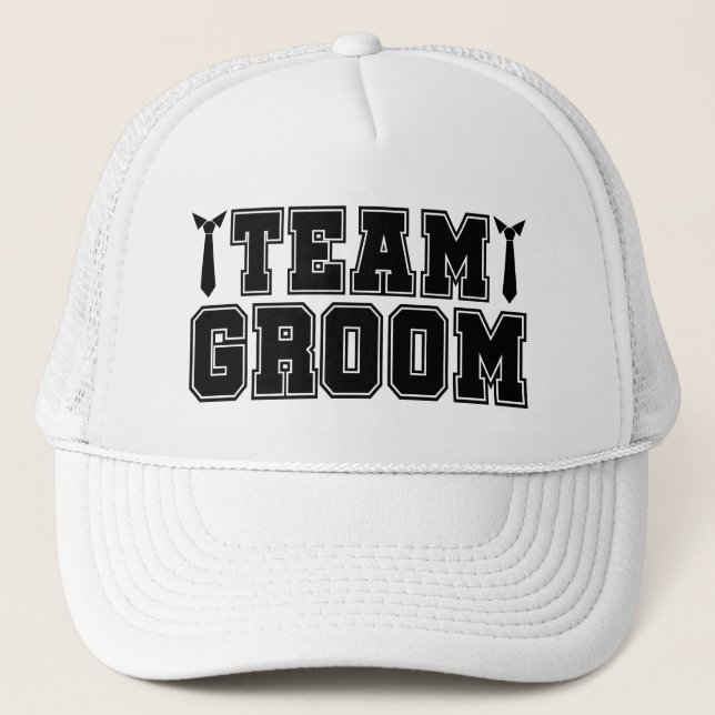 Boné Cool Team Groom Wedding party  (Frente)