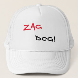 Boné Cool White Zag Dog Hat