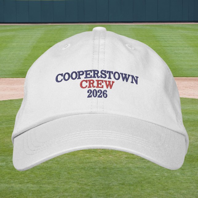 Boné Cooperstown Crew Year Embroidered / Blue & Red  (Criador carregado)
