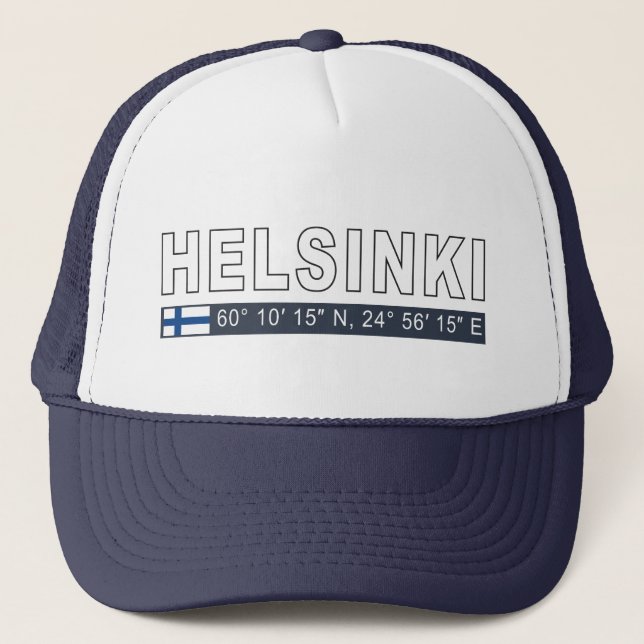 Boné Coordenadas de Helsinque (Frente)