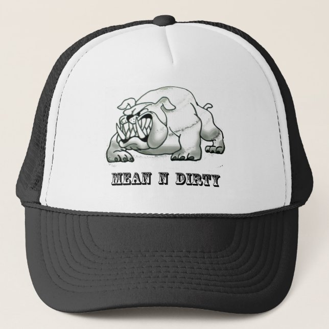 Boné Cópia do cão de Bull (n médio sujo) (Frente)