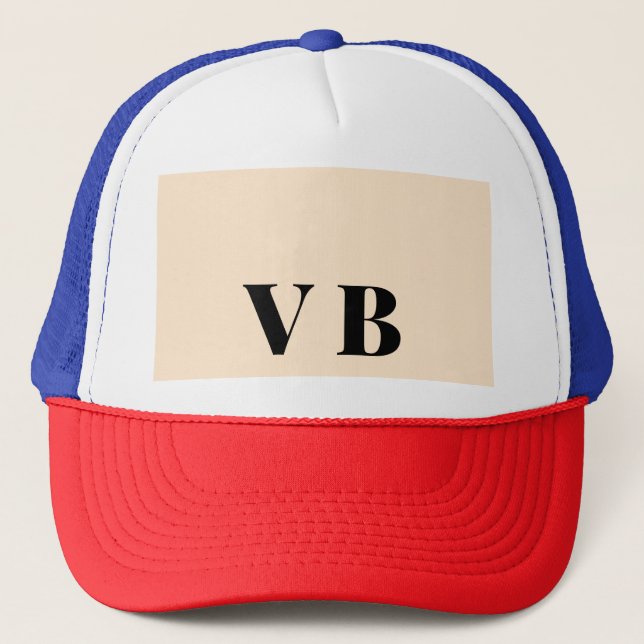 Boné cor personalizada pastel simples mínima sólida per (Frente)