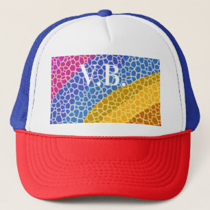 Boné cor personalizado simples minimalista de cor sólid