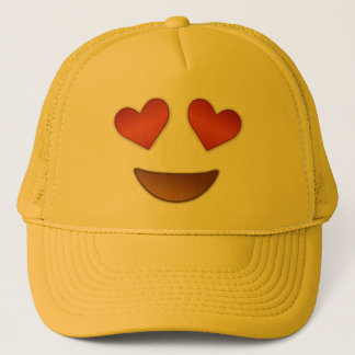 Boné Coração bonito para o emoji dos olhos