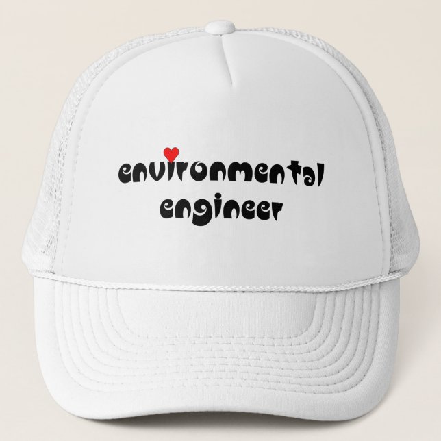 Boné Coração do Engenheiro Ambiental (Frente)