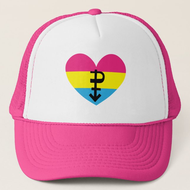 Boné Coração do Orgulho Pansexual (Frente)