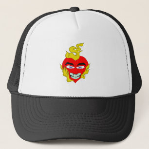 Boné Coração Flaming