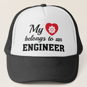 Boné Coração Pertence ao Engenheiro