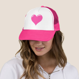 Boné Coração Rosa - Amor