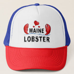 Boné Corações do Mar de Lagosta do Maine
