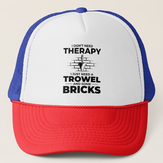 Boné Cordas de Tijolo e Bricks Brick Mason (Frente)