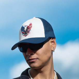 Boné Cores Patriotas Personalizadas América Bold Eagle