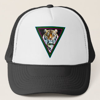 Boné Corey Tiger Anos 80 Vintage Neon Triângulos Rosto