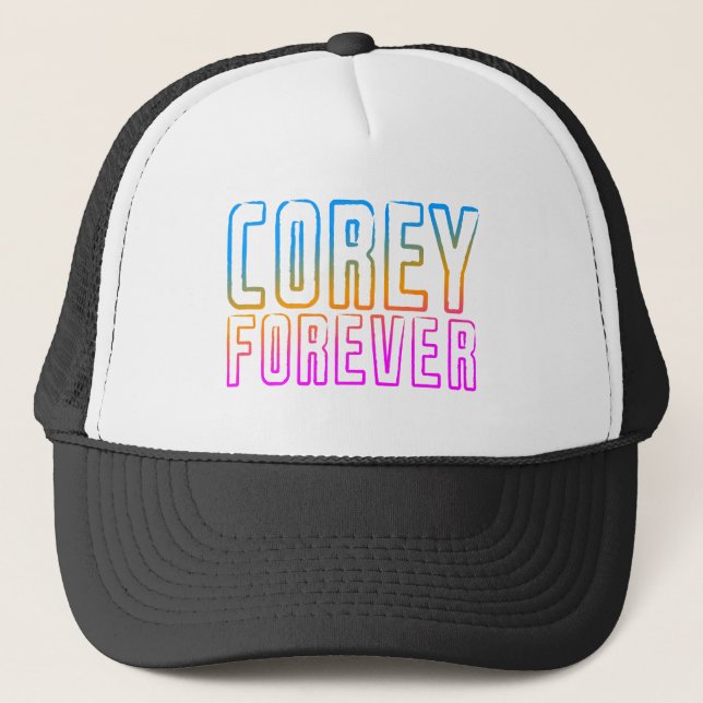 BONÉ COREY TIGER COREY COREY PARA SEMPRE (Frente)