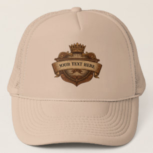 Boné Coroa e Escudo Personalizados para o Dia dos Pais