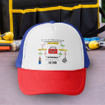 Boné Corrigir Fluxograma de Qualquer Coisa<br><div class="desc">O Fluxograma de correção de qualquer coisa que faz o presente perfeito para o fã do DIY. Personalize facilmente com seu nome.</div>