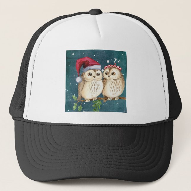 Boné Corujas de feliz-natal (Frente)