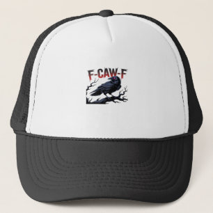 Boné Corvo Engraçado F-Caw-F Raven Clássico Legal Único