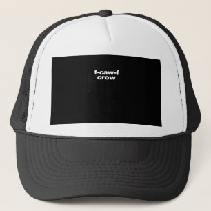 Boné Corvo F-Caw-F Engraçado Corvo Clássico Retro