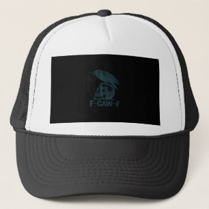 Boné Corvo F-Caw-F Retro Amante de Corvos Engraçado