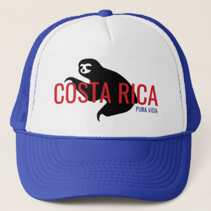 Boné Costa Rica Sloth Souvenir Hat  Azul