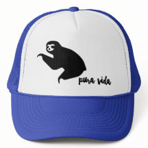 Costa Rica Sloth Souvenir Hat | Azul