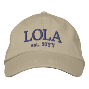 Boné Costume Lola Est.   Presentes para a avó