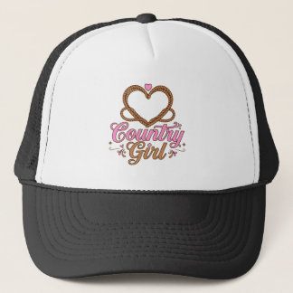 Boné Country Girl Lasso Heart Hat