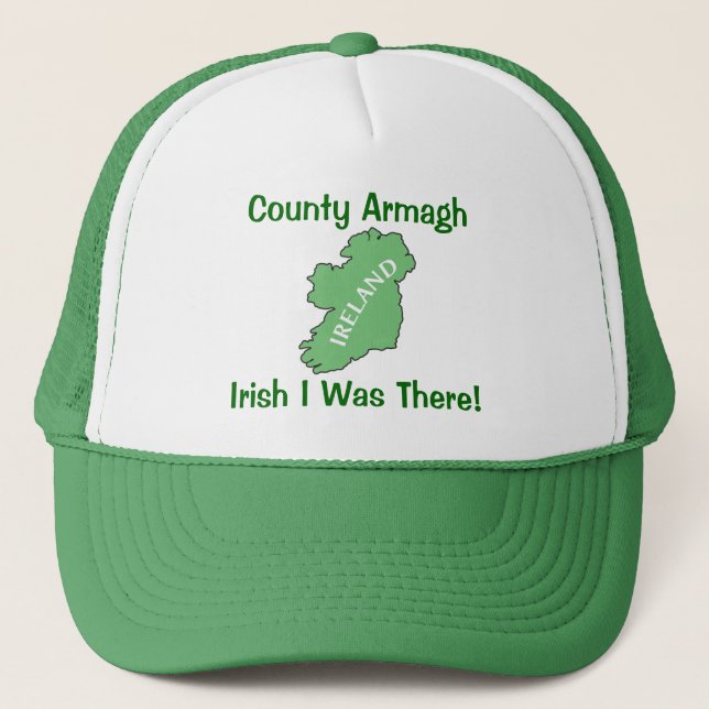 Boné County Armagh Ireland Trucker Hat (Frente)