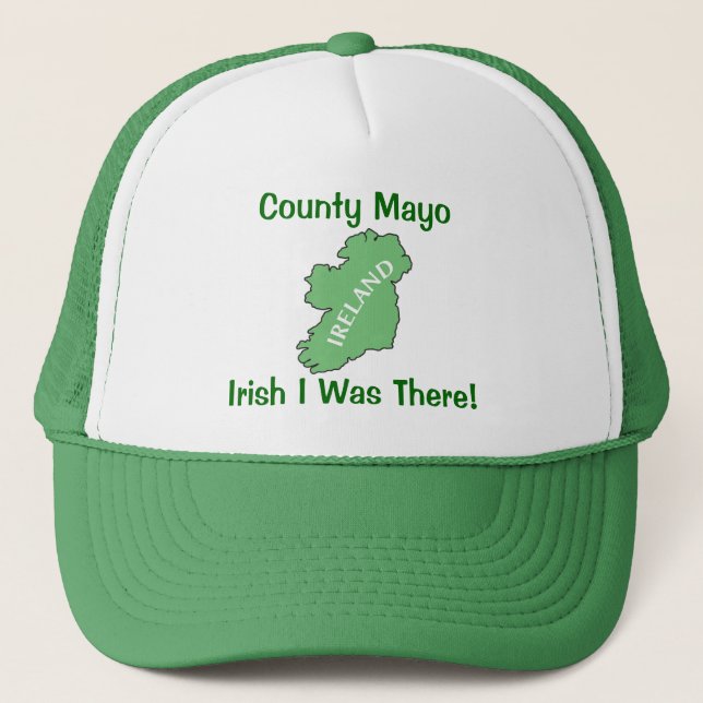 Boné County Mayo Ireland Trucker Hat (Frente)
