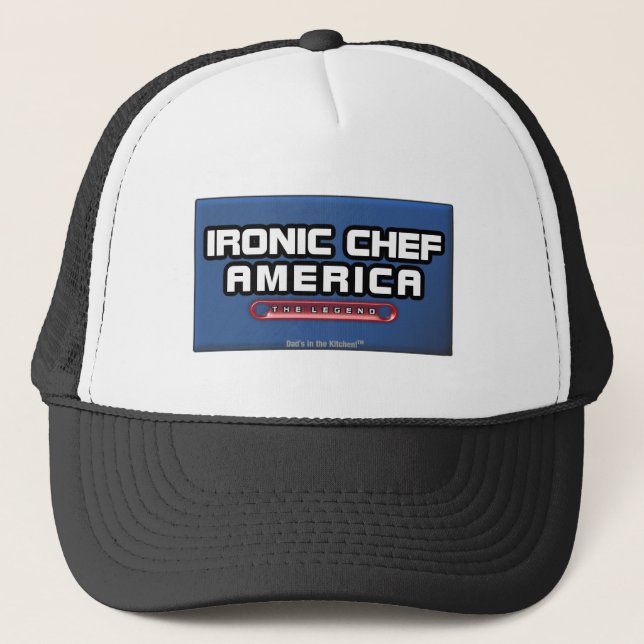 BONÉ COZINHEIRO CHEFE IRÓNICO AMÉRICA (Frente)