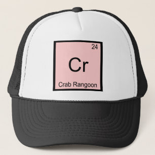 Boné Cr - Crab Rangoon - Símbolo de Elemento Químico