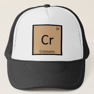 Boné Cr - Símbolo da Tabela Periódica Química de Croiss