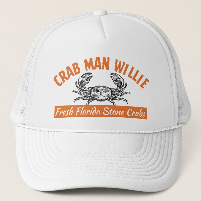 Boné Crab Man Willie - Custom 47 Quality Snap Back Hat (Frente)