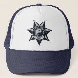 Boné Crachá da polícia das karmas!